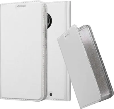 Obrázok produktu pre Cadorabo puzdro na mobilný telefón pre Motorola MOTO X4 ochranné puzdro v striebornej farbe Cover Etui Book Case Booklet