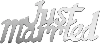Produktbild von Deko-Streuteile Just Married silber