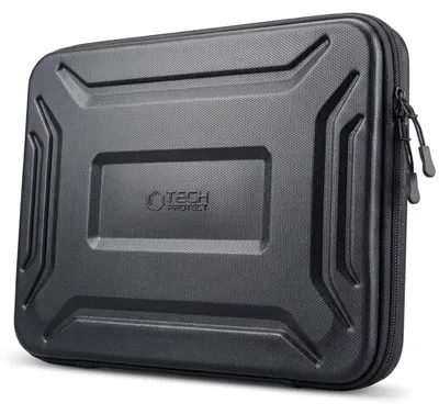 Image de Housse Ordinateur Portable 16 Pouces, Protection Rigide avec Rangement Accessoire - Noir