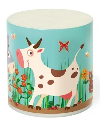 Produktbild von tiergeräusch Kuh 6 cm blau/weiß