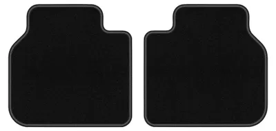 Image de Tapis arrière en moquette pour Alfa Romeo 155 1995-1999 (berline) – 2 pièces, noirs, sur mesure – Wielganizator LUX