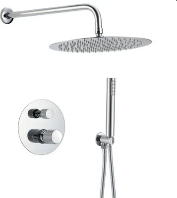 Produktbild von Unterputz-Eingriff-Duscharmatur ALTON chrom Duschkopf Ø 25cm