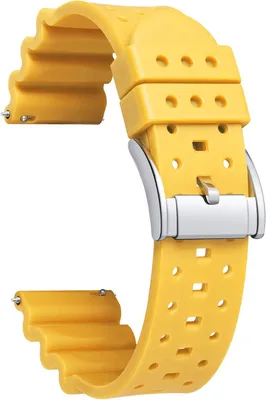 Image de Bracelet de montre de sport en silicone, 20 mm/22 mm/24 mm, avec système de fixation rapide, pour sport