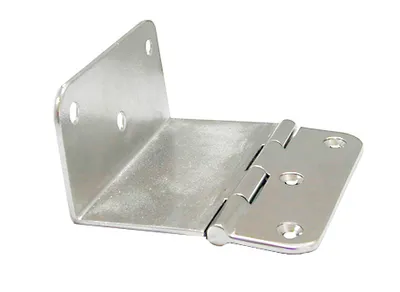 Produktbild von Scharnier mit Winkel, 102x89mm, Edelstahl A4