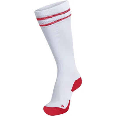 Produktbild von Hummel Element Football Sock , White/True Red, 31-34