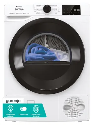 Produktbild von Gorenje DPNE82/GN Wärmepumpentrockner,  8kg , 16 Programme, WIFI, EU-Produktion