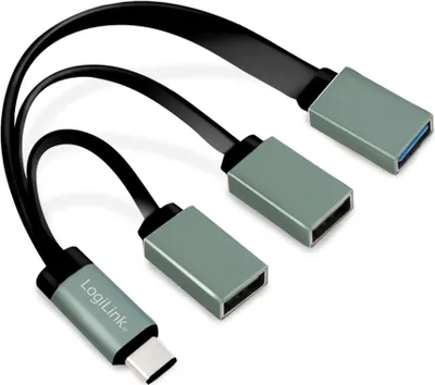 Obrázek produktu pro Logilink USB 3.1 HUB 3-portový kabelový HUB typu C