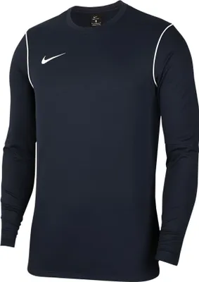 Image de Sweat d'entraînement pour homme Nike Dri-Fit Park 20 Drill Top Crew, couleur Obsidian White/White, taille XXL