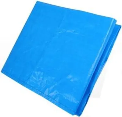 Image de Housse de protection pour trampoline, résistante aux UV, 3,6 m, bleue