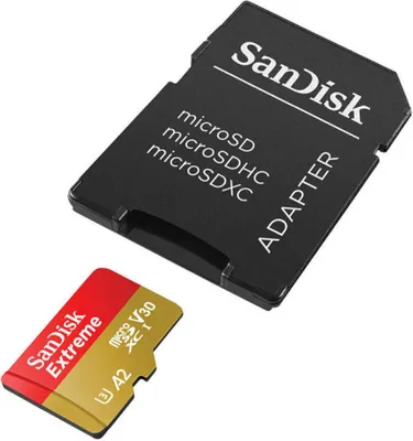 Zdjęcie produktu dla SANDISK EXTREME microSDXC 256 GB 190/130 MB/s A2