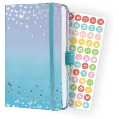 Productafbeelding van SIGEL Agenda "Jolie", vlinders, roze-paars, A6, weekagenda, 2024, hardcover, J4346