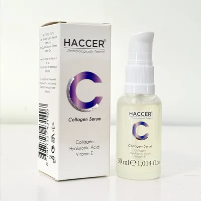 Produktbild von Haccer Collagen Serum 30Ml – Anti-Aging Gesichtsserum Für Straffe Haut, Mit Hyaluronsäure & Vitamin E