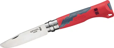 Produktbild von Opinel Outdoor Junior No. 07 Taschenmesser mit Pfeife rot