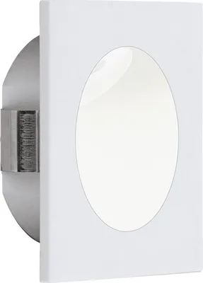 Produktbild von EGLO LED Einbaustrahler Zarate 1, Spot aus Aluminiumguss und Kunststoff, Einbauleuchte in Weiß, Einbauspot flach, warmweiß, L x B 8 cm