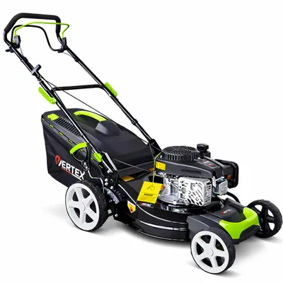 Zdjęcie produktu dla Kosiarka spalinowa z napędem 2,4 kW 139 cm³ silnik LONCIN – 40,6 cm, kosz 50L, mulczowanie, do dużego ogrodu, VERTEX