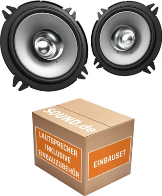 Produktbild von lasse W203 Heck - Lautsprecher Boxen Kenwood KFC-S1356 - 13cm Koax Auto Einbauzubehör - Einbauset passend für Mercedes C-Klasse JUST SOUND best choice for caraudio