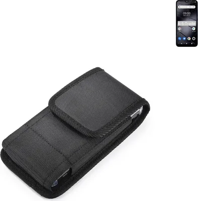 Produktbild von Holster Gürteltasche kompatibel mit Gigaset GS110 Holster Gürtel Tasche wasserabweisend Handy Hülle Schutz Hülle Outdoor schwarz K-S-Trade