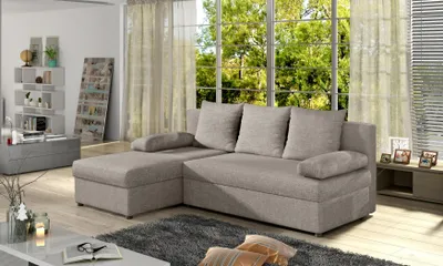 Produktbild von Design LForm Sofa Couch Polster Schlafsofa Textil Bettfunktion Couchen Gruppe