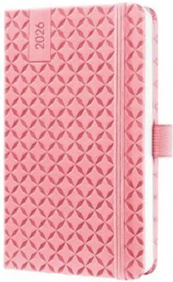 Produktbild von sigel Taschenkalender Jolie Flair 2026 Kunstleder A6 rosa