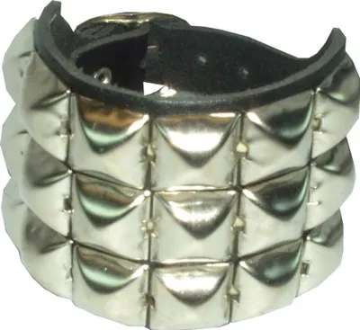 Produktbild von Pyramidennieten - Armband 3reihig