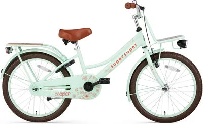Produktbild von SuperSuper Cooper Bamboo Kinderfahrrad - 20 Zoll - Pistaziengrün