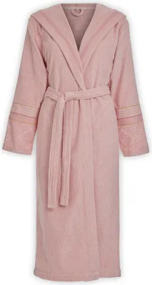 Produktbild von PiP Studio Bademantel Morgenmantel Saunamantel Bathrobe Soft Zellige, Farbe:Rosa, Wäschegröße:XL, Artikel:-pink