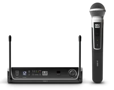 Productafbeelding van Draadloos handmicrofoonsysteem - Dynamisch - UHF - 12 kanalen