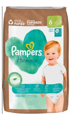 Produktbild von Pampers Harmony Windeln Junior (13+ kg) 17 Stück Größe 6