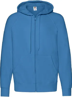 Produktbild von Fruit Of The Loom Herren Kapuzenjacke, leicht BC2655 (S) (Azurblau)