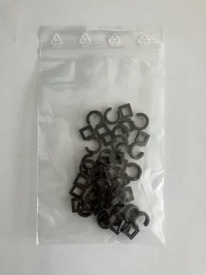 Nähklammern-Set, 25 Stück, braun, D28/35