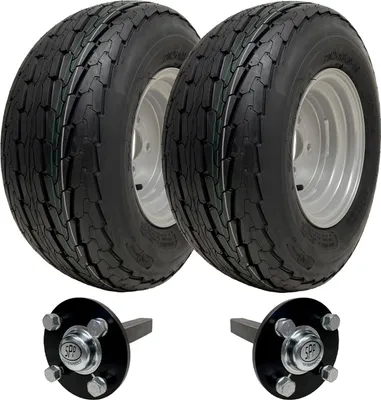 Obrázok produktu pre 20.súprava prívesu 5x8.00-10 Vysokorýchlostné kolesá + náboj a zadná náprava 750 kg