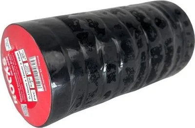 Zdjęcie produktu dla Taśma Elektroizolacyjna, Czarna 0,13 Mm X 12 Mm X 10 M