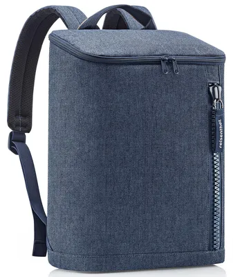 Produktbild von reisenthel overnighter-backpack M, Rucksack, Reisetasche, Herringbone Dark Blue, 13 L, EG4113