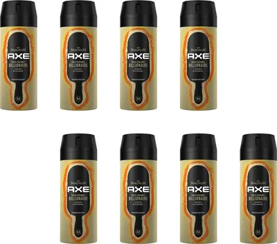 Produktbild von AXE Bodyspray Gold Caramel Billionaire Limited Edition 8x 150ml Deo ohne Aluminium
