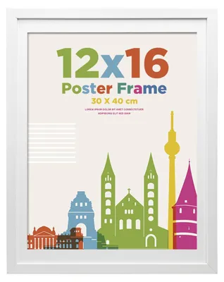 Productafbeelding van Witte Fotolijst 30 x 40 cm met Acrylglas