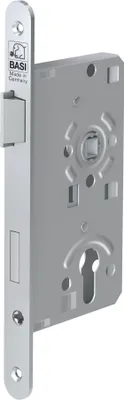 Obrázek produktu pro Zámek do dveří ES 925 pro profilový válec DIN vlevo (55 mm x 72 mm x 235) Krytka: 20 mm – kulatá