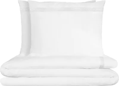 Zdjęcie produktu dla BIAŁA POŚCIEL HOTELOWA 220 x 200 cm, W STYLU RETRO, WYGODNA I TRWAŁA