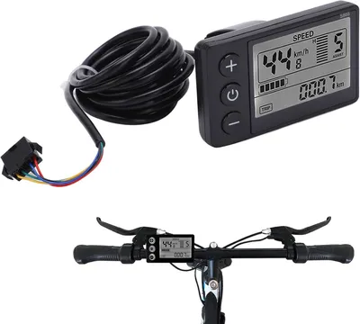 Productafbeelding van LCD display e-bike S866 - 24, 36 en 48 V - SM-stekker