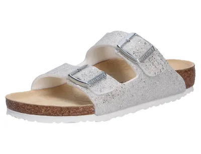 Produktbild von Birkenstock Mädchen Pantolette, weiß(cosmicsparklewhite (01052)), Gr. 27
