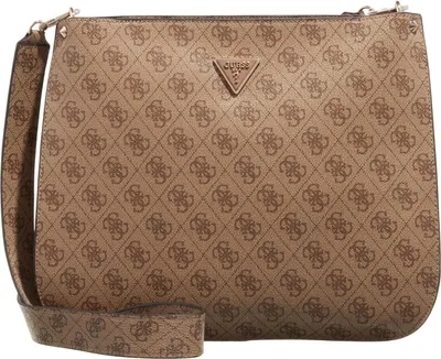 Produktbild von GUESS Meridian Shoulder Bag Latte Logo light brown A0223252