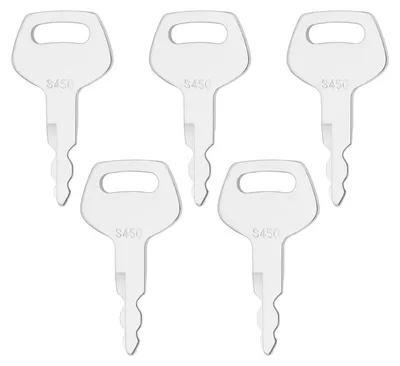 5x S450 Zündschlüssel für Bagger – Teilenummer 91069