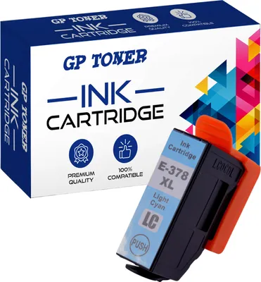 A box of GP Toner ink cartridges and one ink cartridge.