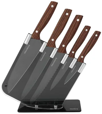 Immagine prodotto di Klausberg set di coltelli da cucina in supporto KB7616
