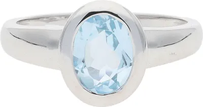 Produktbild von JuwelmaLux Ring Silber 925 mit Blautopas JL10-07-2995 54
