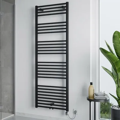 Immagine prodotto di Sturotec Bath 11 E, radiatore elettrico da bagno, dimensioni 50 x 66,7 cm, completamente elettrico, con termostato ambiente integrato, incluso telecomando