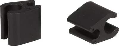 Obrázek produktu pro Kabelové příchytky ELVEDES Duo PVC 4,1 mm + 4,1 mm černé (50 kusů)
