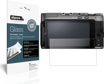 Produktbild von 2x Schutzfolie für Fujifilm X-A7 matt - Anti-Shock 9H Folie dipos Glass Kunststoffglas