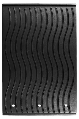 Image de Plaque de cuisson en fonte réversible pour barbecue, idéale pour une cuisine polyvalente