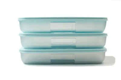 Produktbild von TUPPERWARE Kühlschrank System 650 ml lila (3) Behälter Frische-System