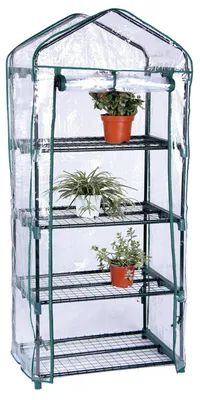 Obrázek produktu pro Skleník LEX, PVC fólie, se 4 policemi, 69 x 50 x 160 cm